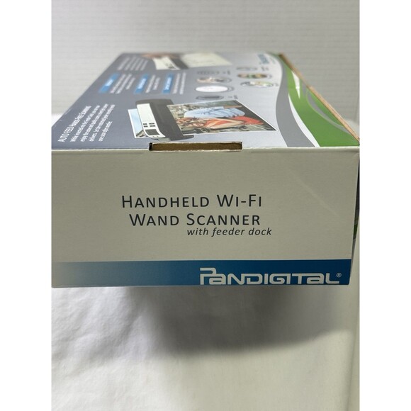Pandigital Handheld Wi-Fi Wand Scanner S8X1103 Feeder Dock Leopard OCR Software - Picture 5 of 16